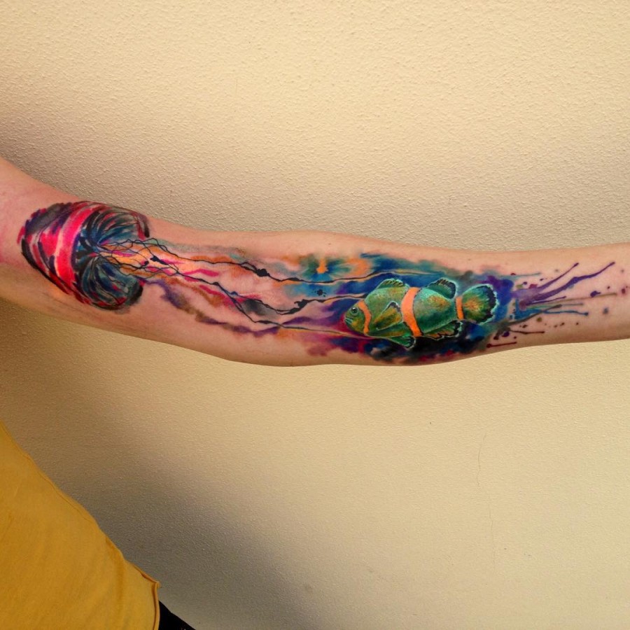 Watercolor Tattoos By Ondrash