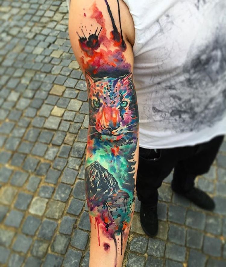 Watercolor Tattoos By Ondrash