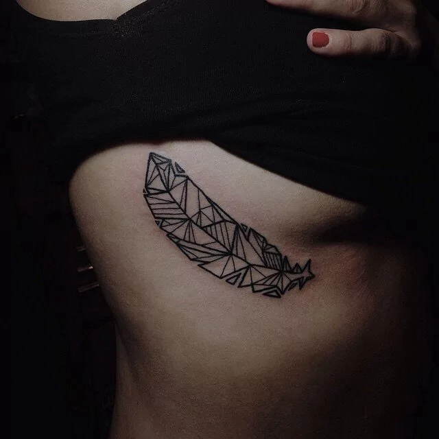 geometric feather