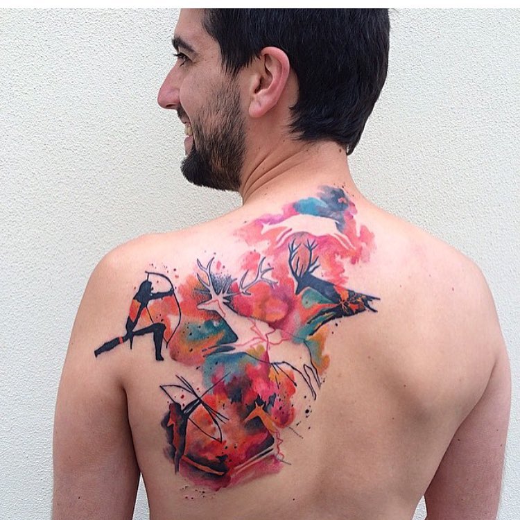 Watercolor Tattoos By Ondrash