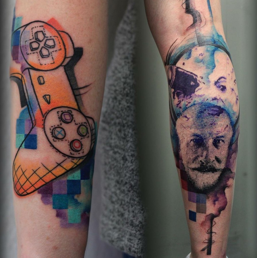 Watercolor Tattoos By Ondrash