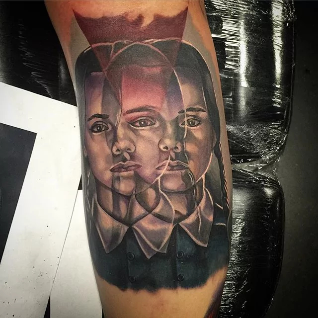 adams-family-wednesday-tattoo