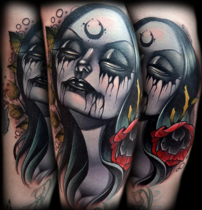 adams-family-halloween-tattoo