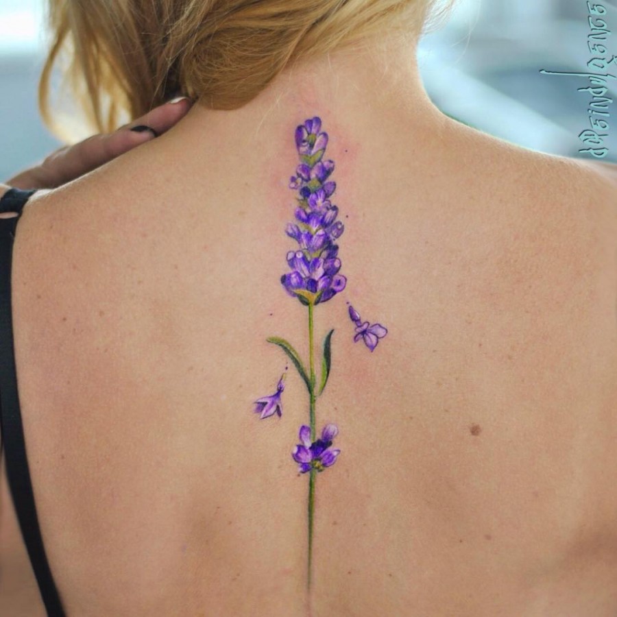 Watercolor Flower Tattoos