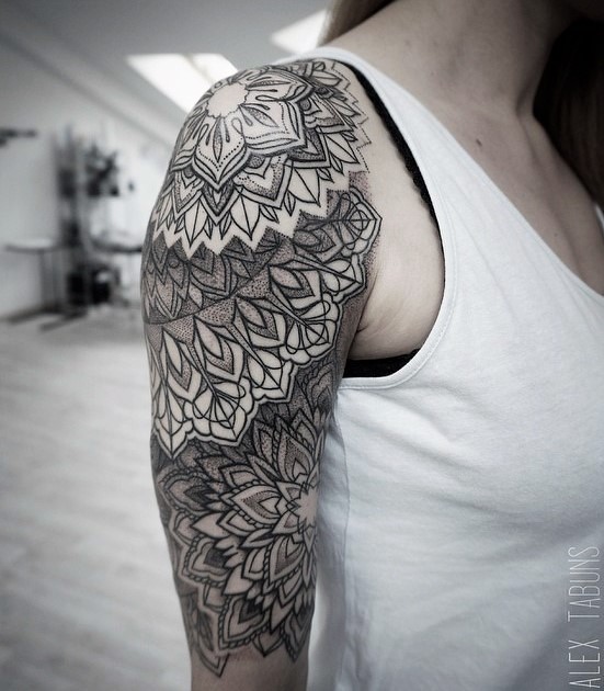 Mandala Sleeve Tattoos