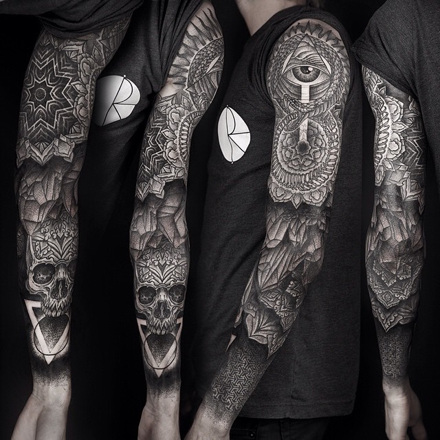 Mandala Sleeve Tattoos