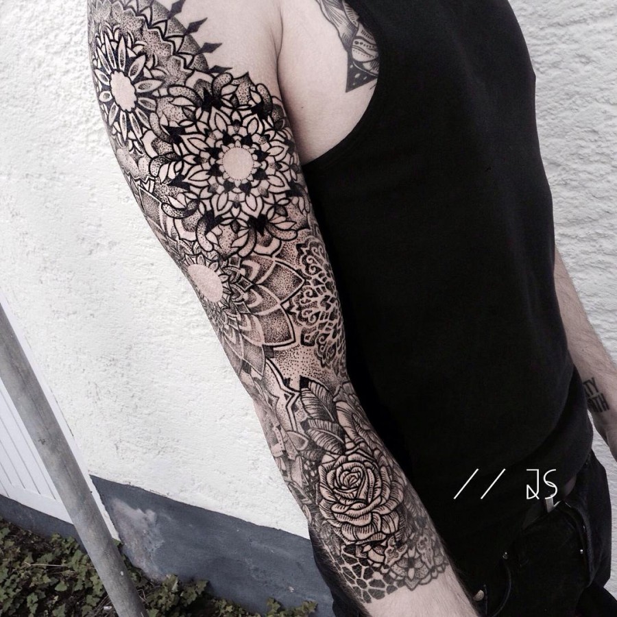 Mandala Sleeve Tattoos