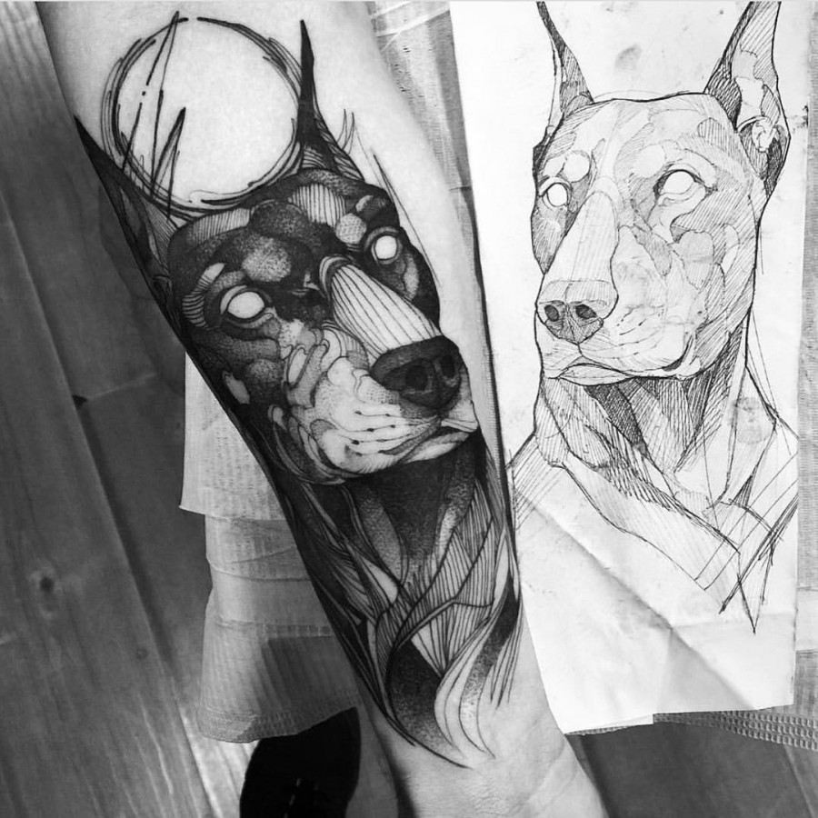 doberman-tattoo-by-fredao-oliveira