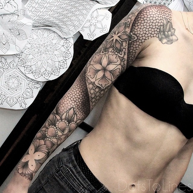 Mandala Sleeve Tattoos