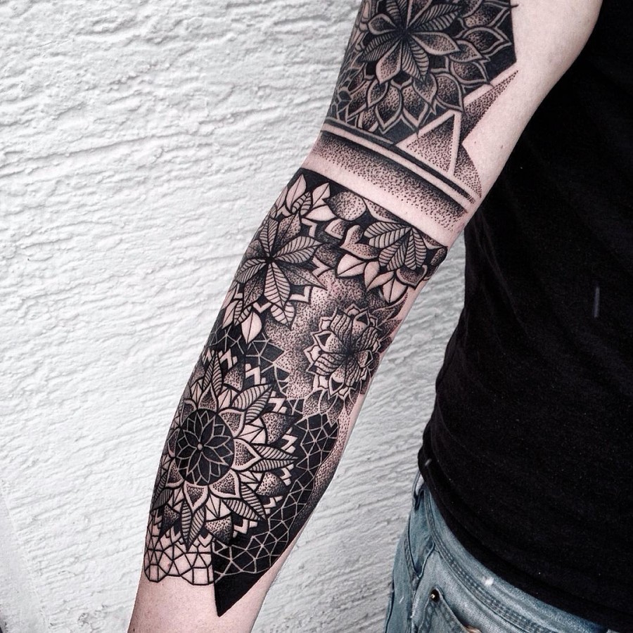 Mandala Sleeve Tattoos