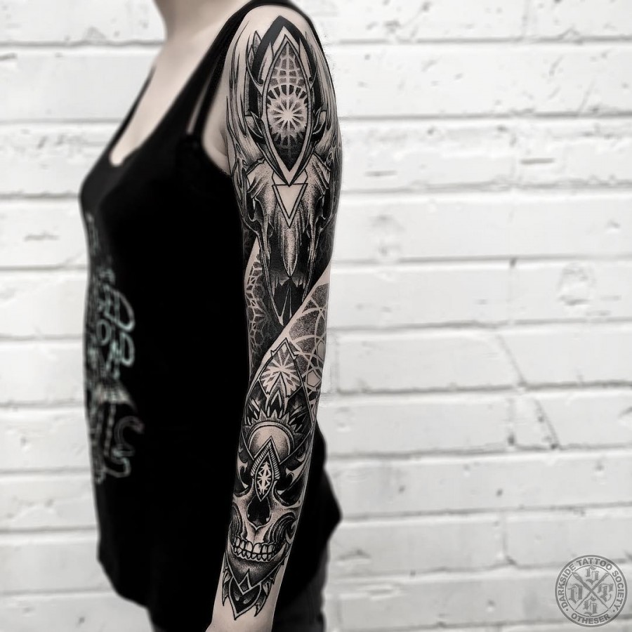 Mandala Sleeve Tattoos