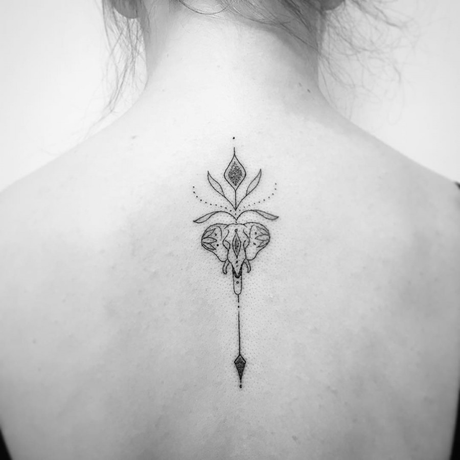 elephant tattoo by iosep.ink