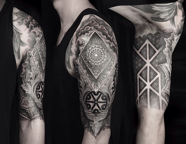 Mandala Sleeve Tattoos