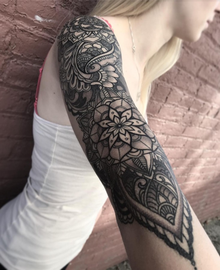 Mandala Sleeve Tattoos