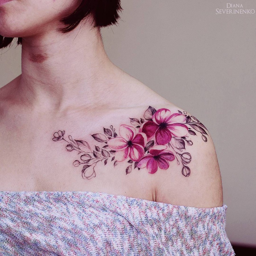 Diana Severinenko Nature Tattoos