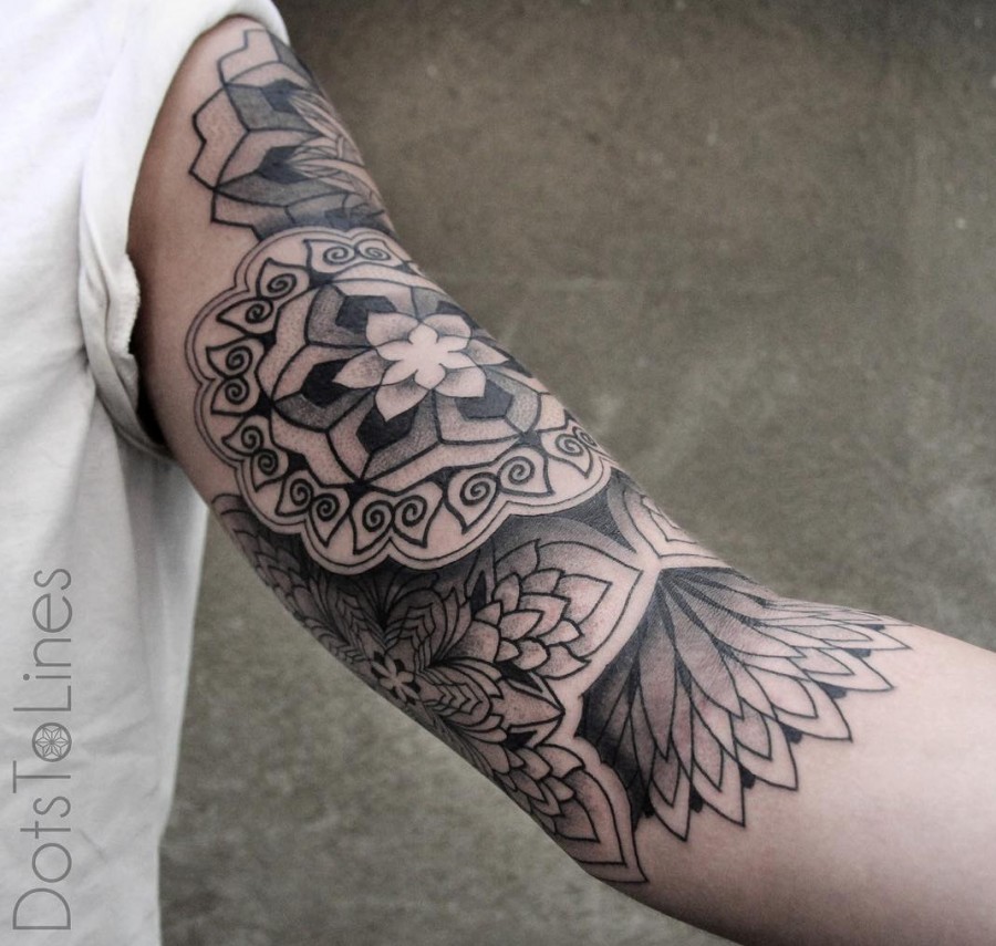 Mandala Sleeve Tattoos