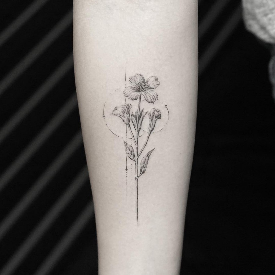 flowers tattoo