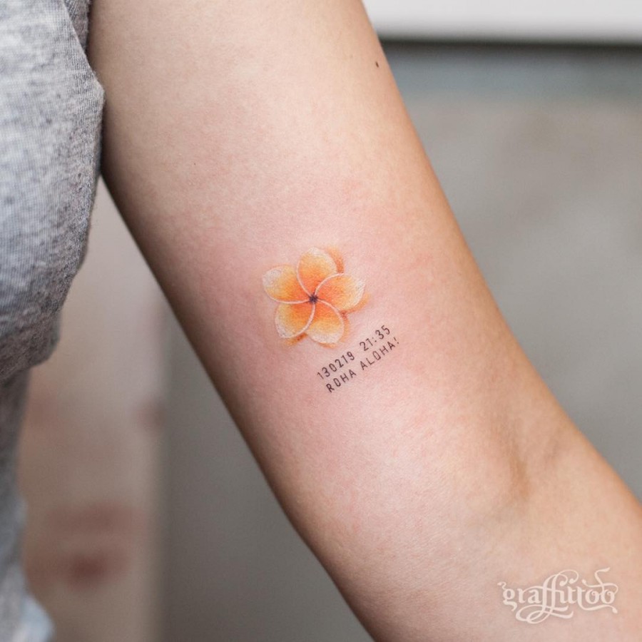 Watercolor Flower Tattoos