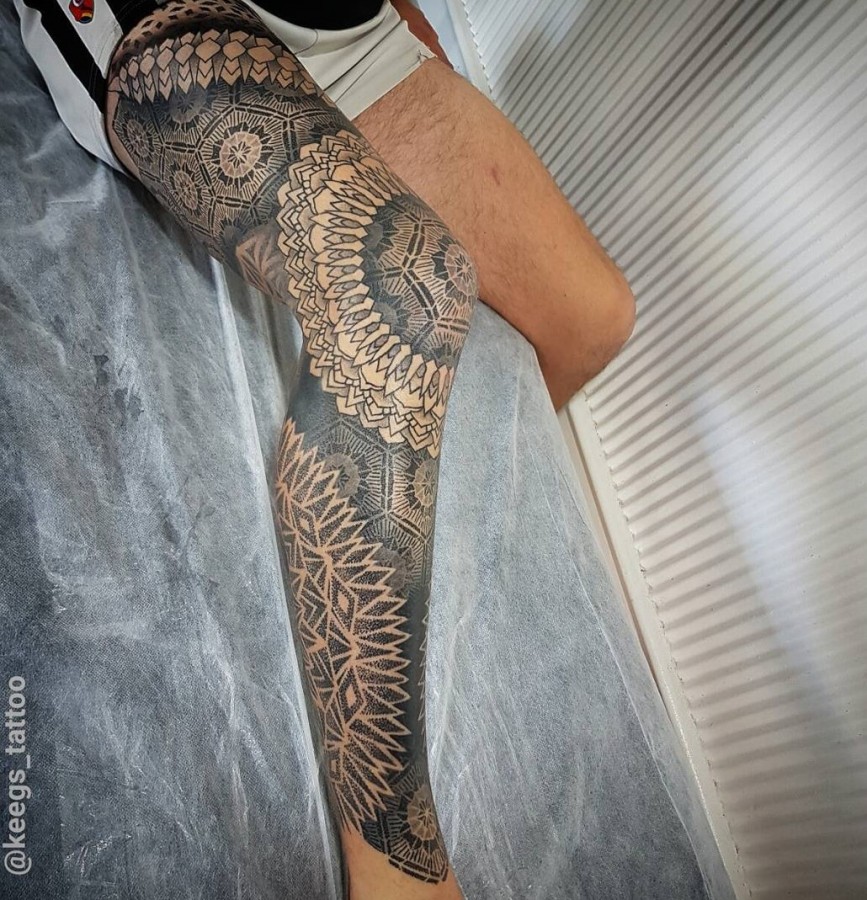 Mandala Sleeve Tattoos