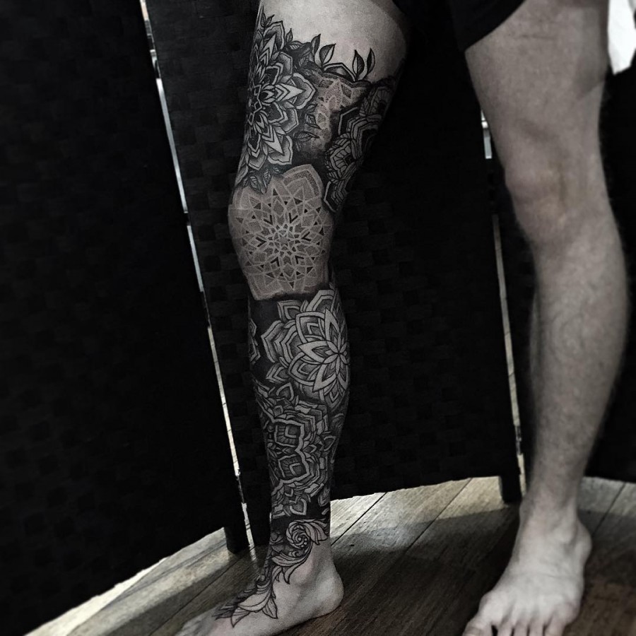 Mandala Sleeve Tattoos