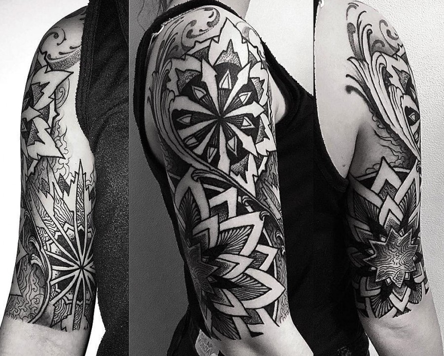 Mandala Sleeve Tattoos