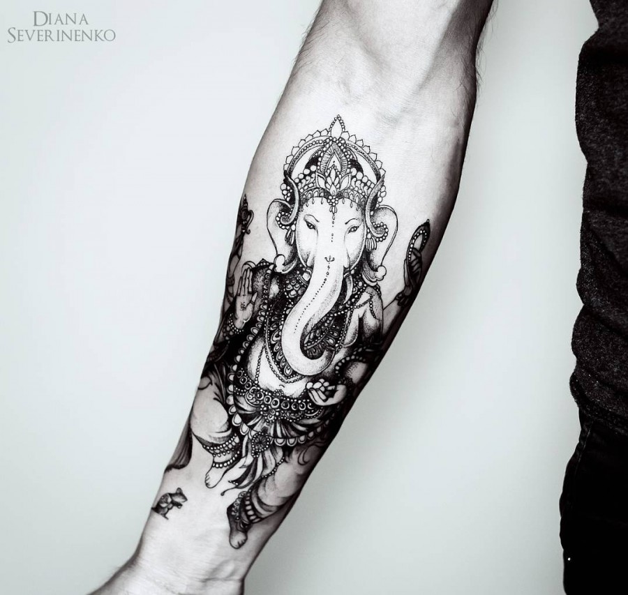 Diana Severinenko Nature Tattoos