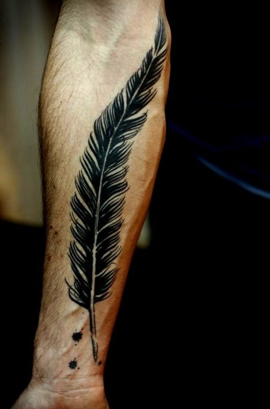 Indian Feather Tattoo