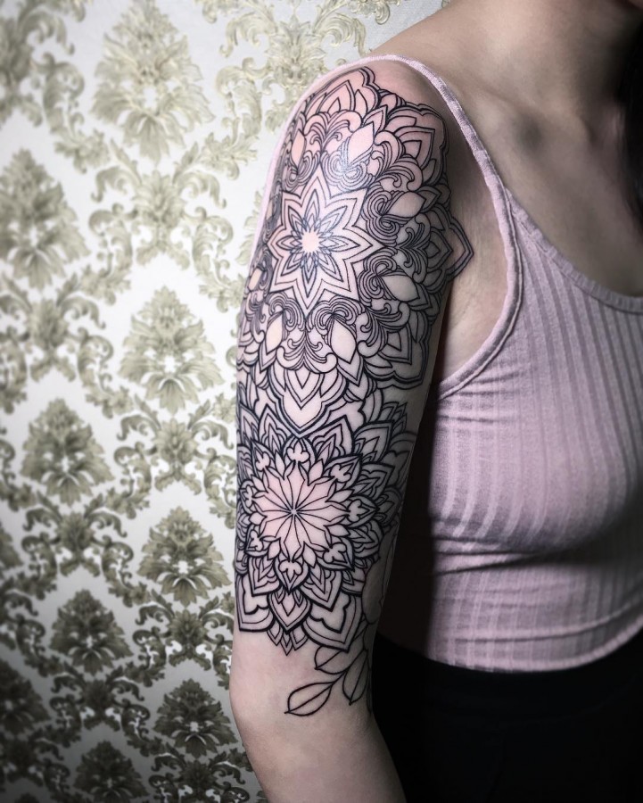 Mandala Sleeve Tattoos