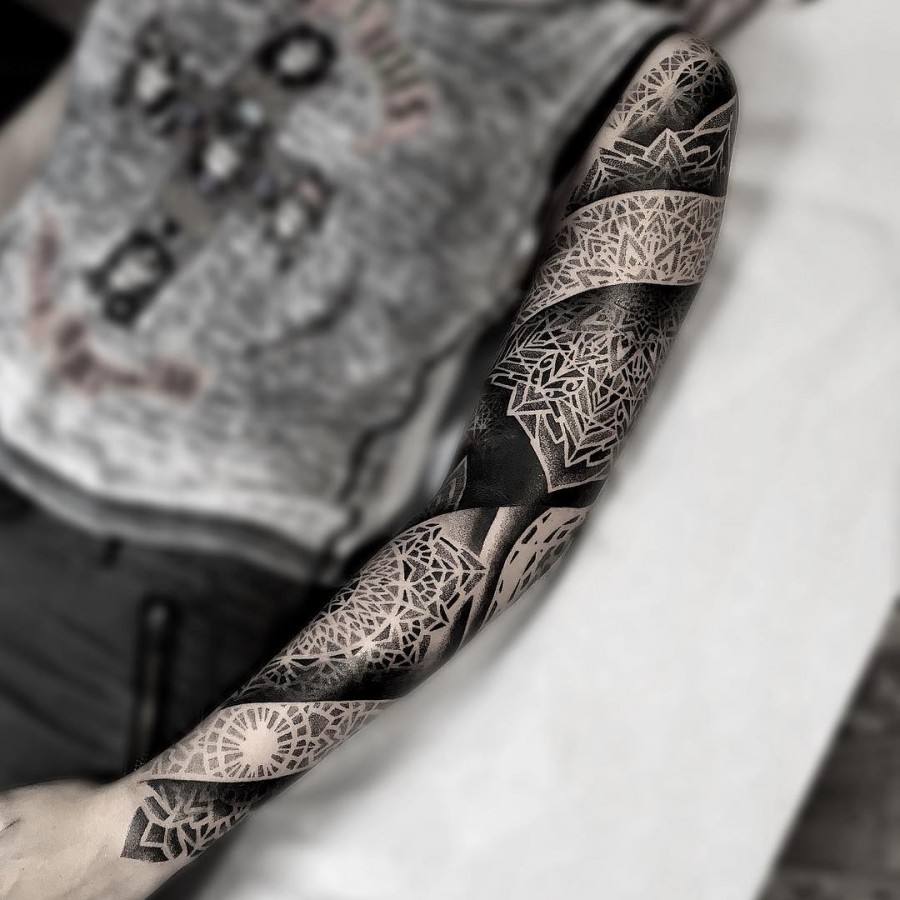 Mandala Sleeve Tattoos