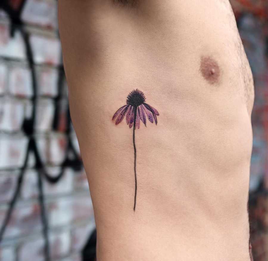 Watercolor Flower Tattoos