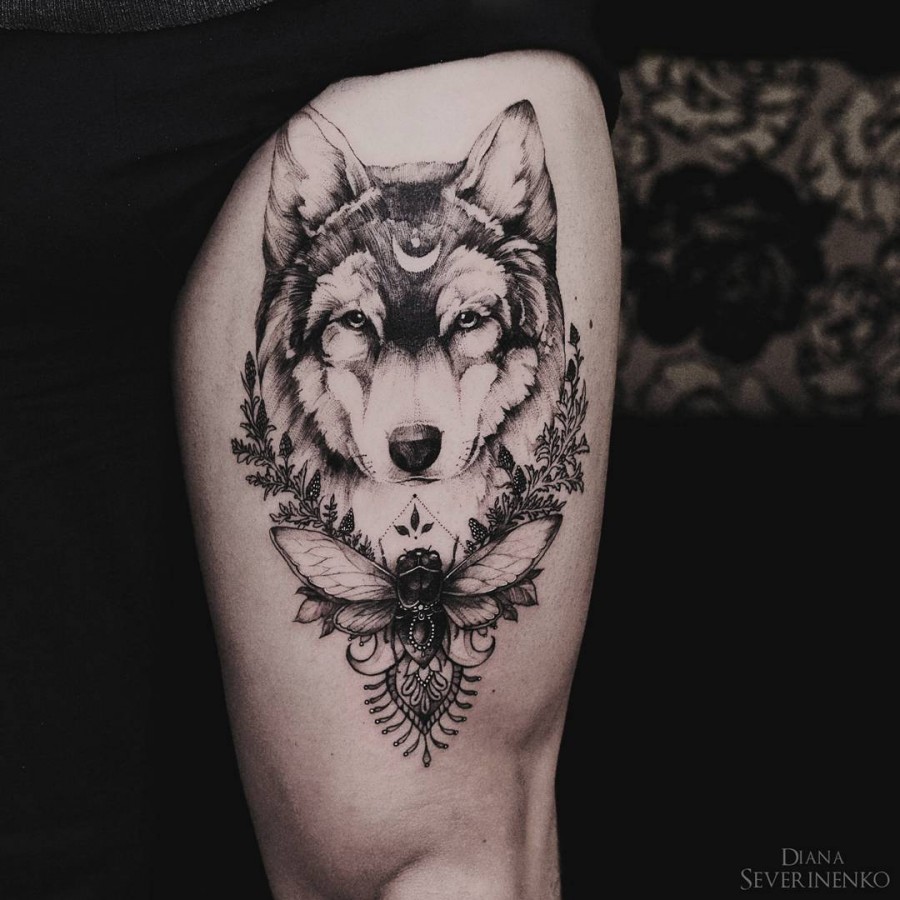 Diana Severinenko Nature Tattoos