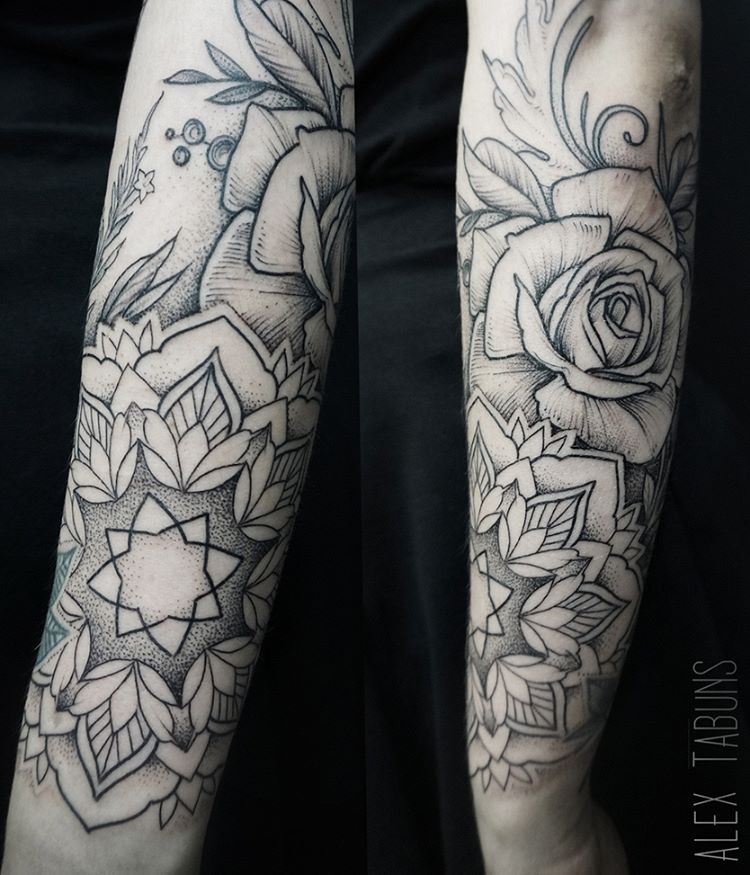 Mandala Sleeve Tattoos