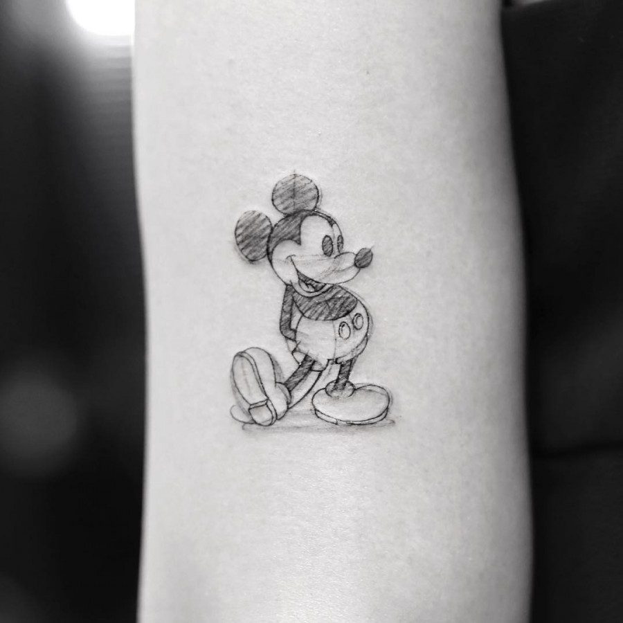 mickey mouse tattoo