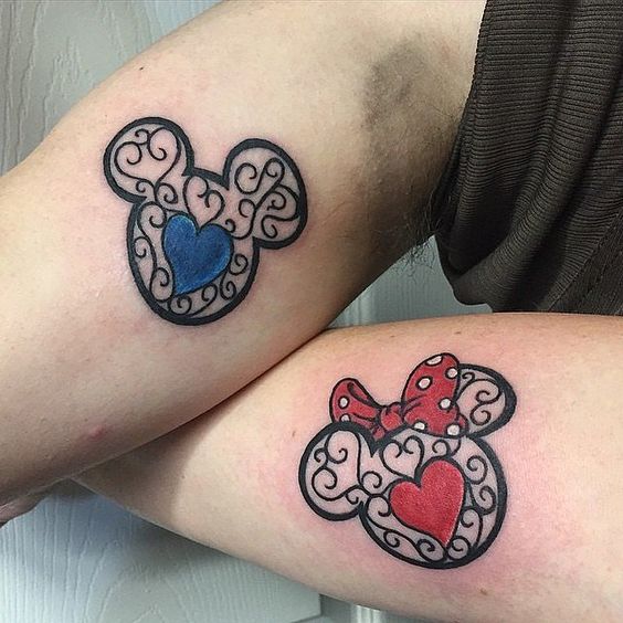 Mikey and Mini couple tattoo1