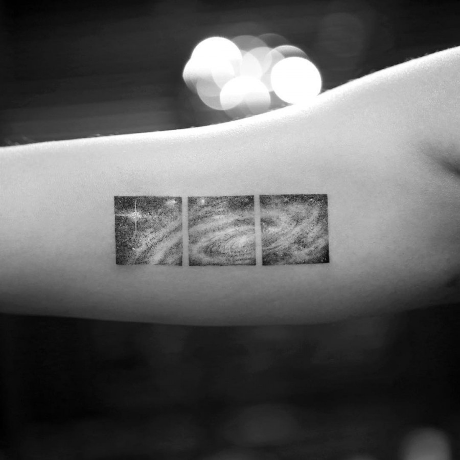 milky way tattoo