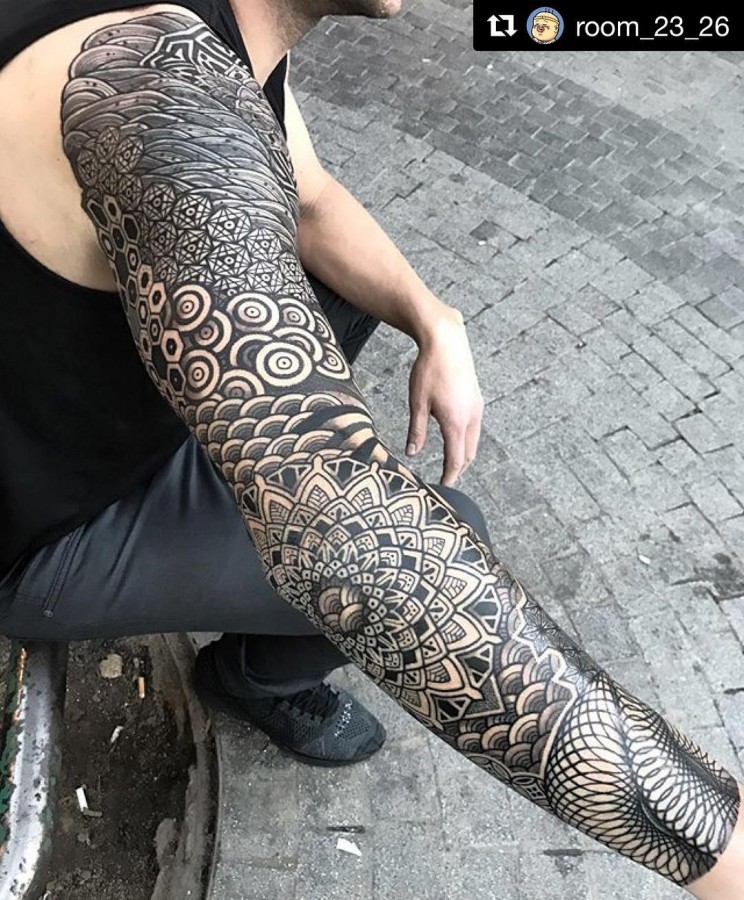 Mandala Sleeve Tattoos