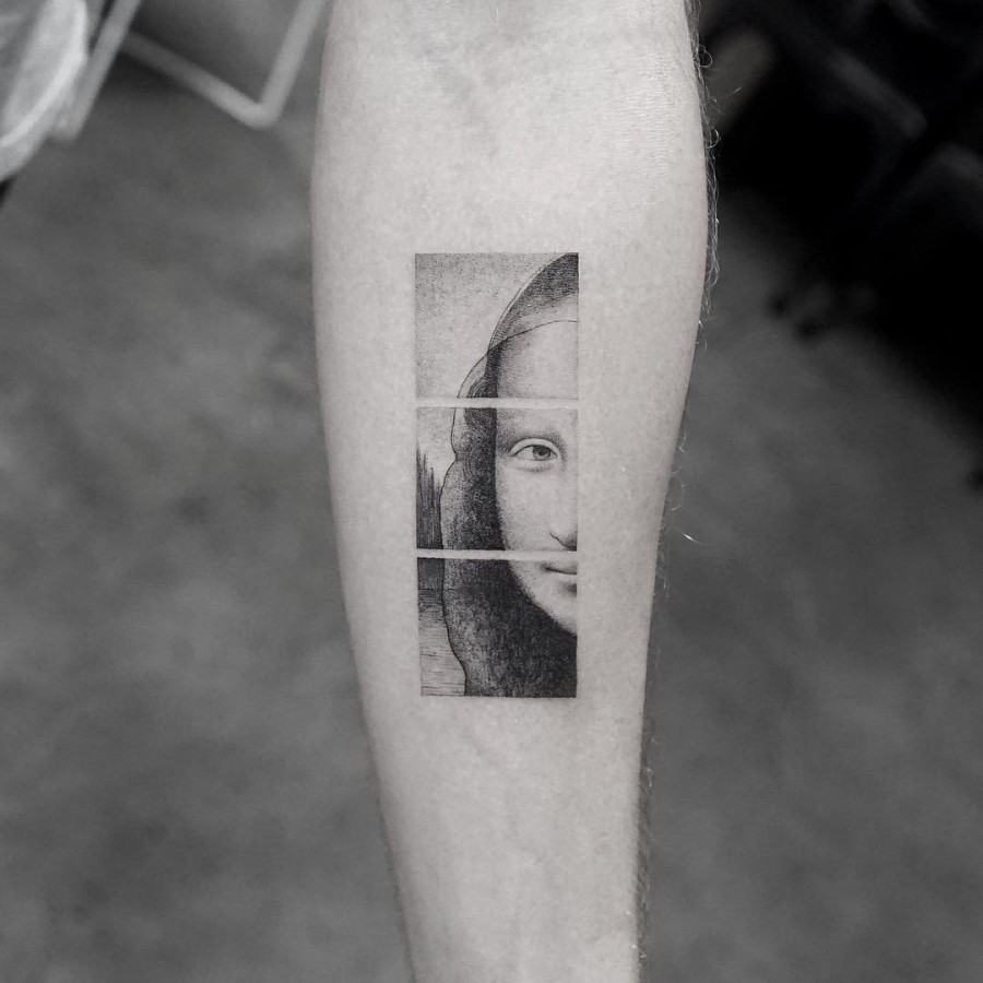 mona lisa tattoo