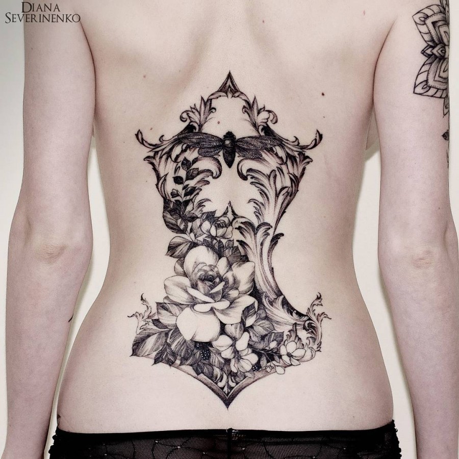 Diana Severinenko Nature Tattoos