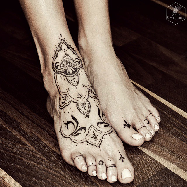 Diana Severinenko Nature Tattoos