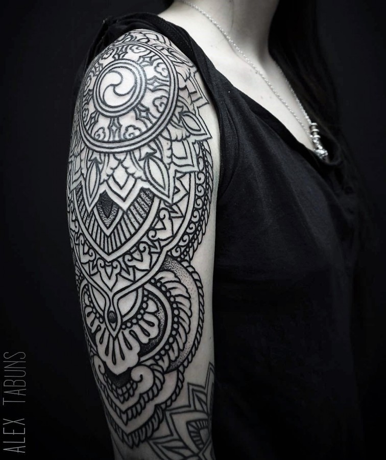 Mandala Sleeve Tattoos