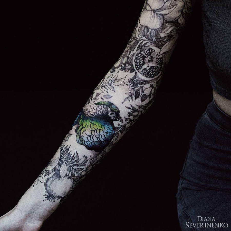 Diana Severinenko Nature Tattoos