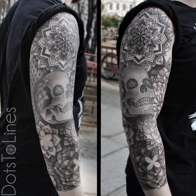 Mandala Sleeve Tattoos