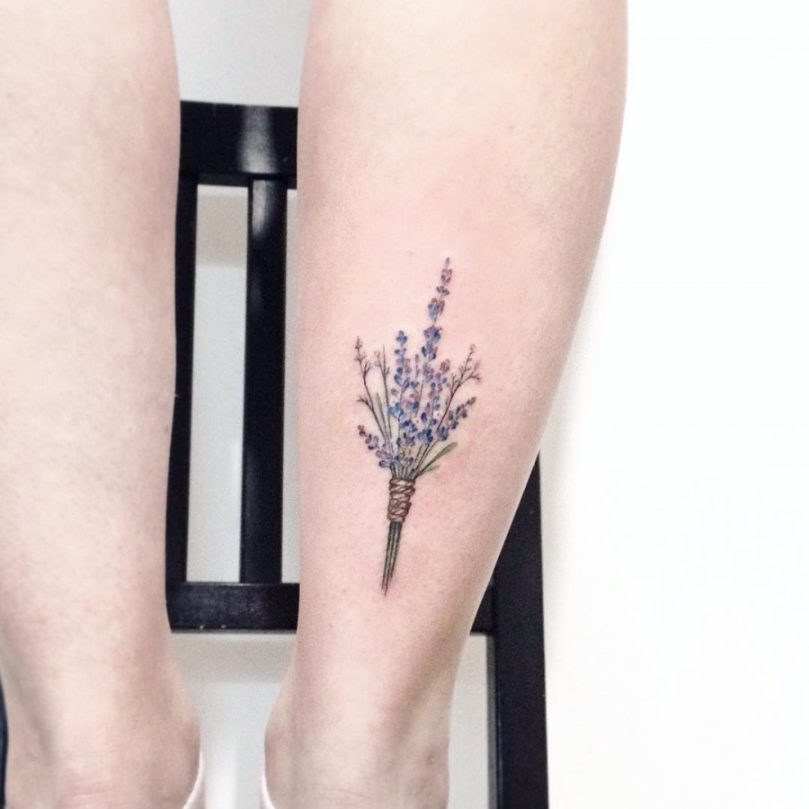 Watercolor Flower Tattoos