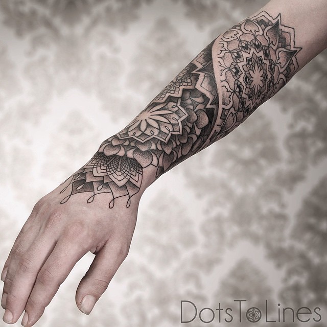 Mandala Sleeve Tattoos