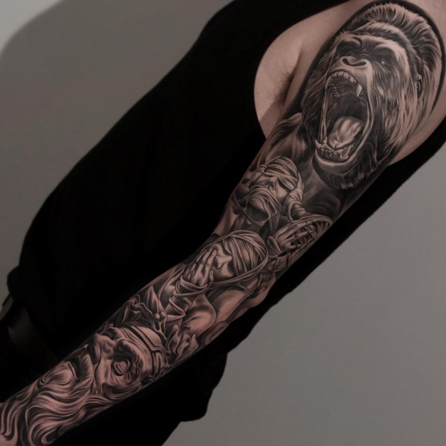 wild instincts tattoo by juncha