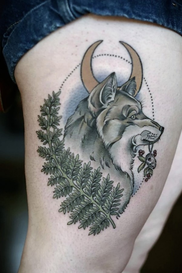 wolf-tattoo-by-kristen-holliday