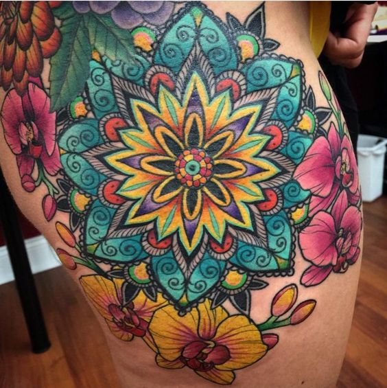 amazing mandala tattoo