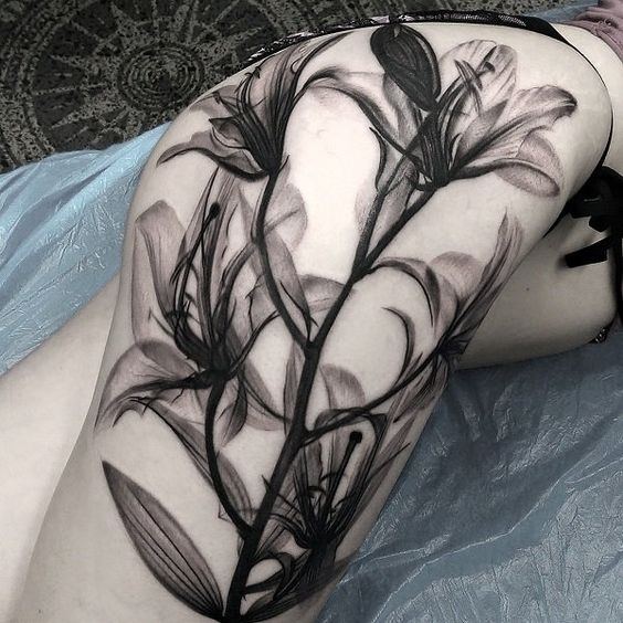 awsome flower tattoo