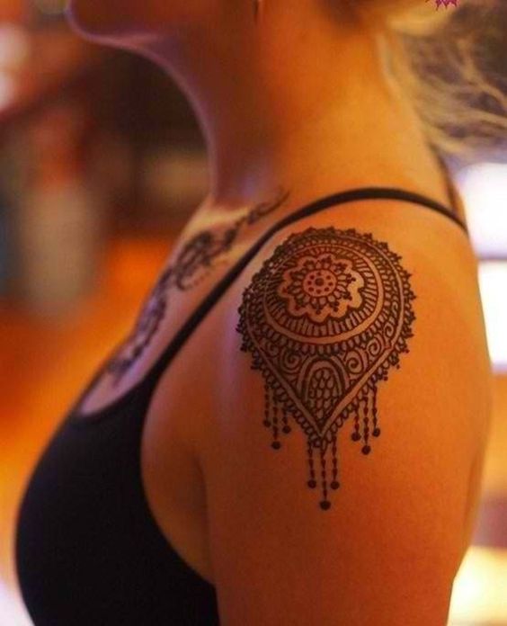 dainty mandala tattoo