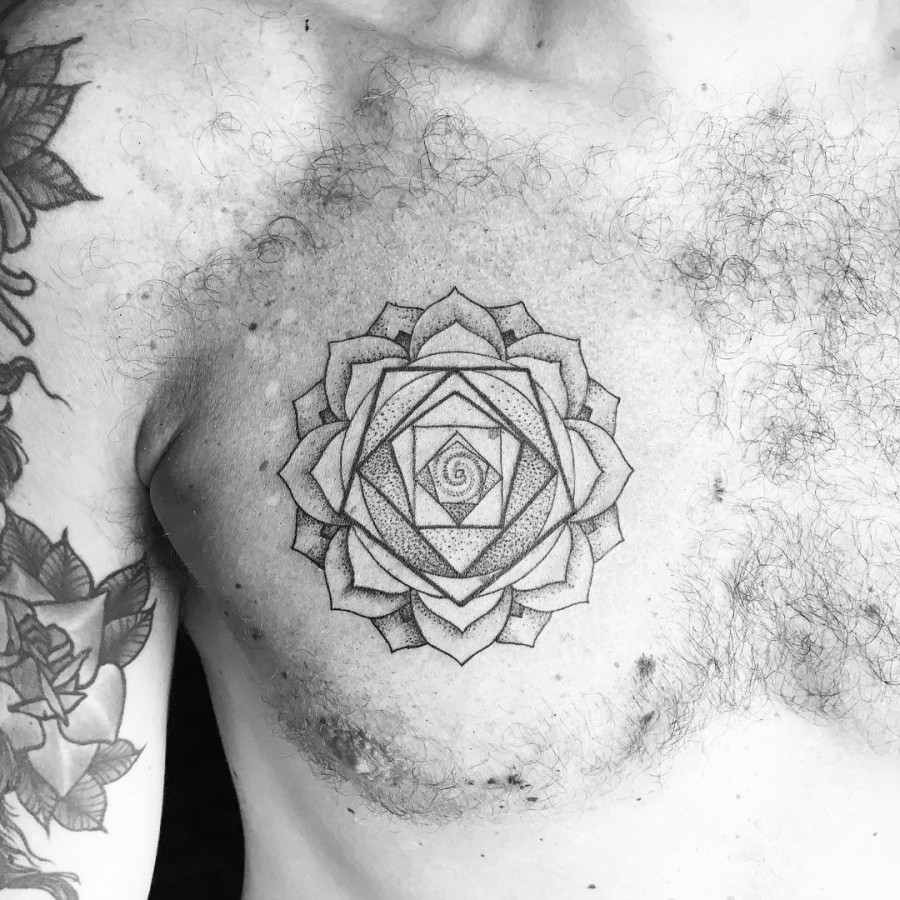 dotwork-rose-chest-tattoo-by-noumenius